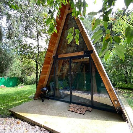 Cabanas Alpina, Romantica Y Acogedora A 10 Minutos Del Centro Tepoztlán Eksteriør bilde
