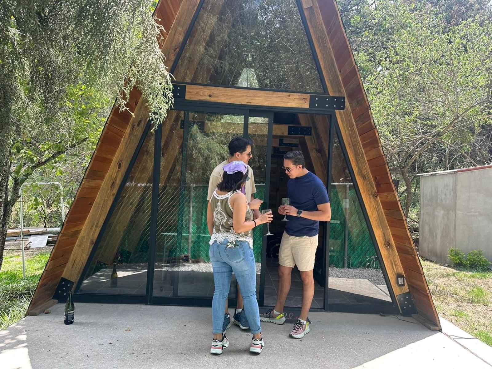 Cabanas Alpina, Romantica Y Acogedora A 10 Minutos Del Centro Tepoztlán Eksteriør bilde